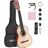 Vevor Konzertgitarre, 780 mm, Klassikgitarren-Starter-Set für Anfänger, mit Nylonsaiten, Gigbag, Gurt, Stimmgerät, zusätzlichen Saiten, Plektren, Kapodaster, Linde, für Einsteiger, Natur