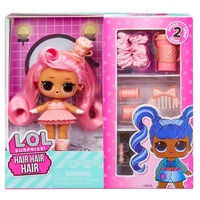 LOL Surprise Hair Dolls Serie 2 — Packung 10 Überraschungen aus, darunter eine Sammlerpuppe mit echtem Haar, Mode und Accessoires — geeignet für Kinder ab 4 Jahren (zufällige Farbe/Modell)