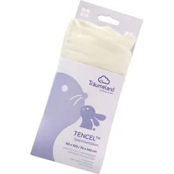 Bettlaken TRÄUMELAND "hochwertiges Spannbetttuch aus Tencel", grün (mint), B:40cm L:90cm, Tencel, Obermaterial: 100% Lyocell (TENCEL), Laken, Tencel sorgt für ein besonders trockenes, gesundes Schlafklima