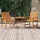 vidaXL Garten-Lounge-Set 3-tlg. Massivholz Akazie braun