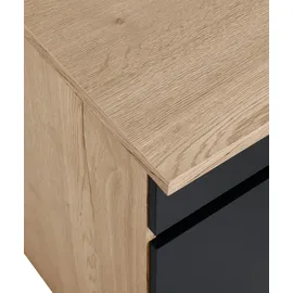 OPTIFIT Winkelküche L-Form 210 x 175 cm grau
