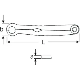 Stahlwille Ratschenschlüssel FastRatch 8 mm