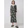 street one studio Midikleid Blumen Grün 36