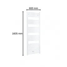 Evenes Handtuchheizkörper Jessica 1605 x 600 mm weiß