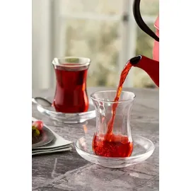 Pasabahce Teeglas 12-tlg. Weiß