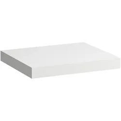 Waschtisch-Platte LANI 495x585x65 ohne Ausschnitt inklusive 2 Befestigungselemente weiß matt