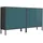 BMG Möbel Sideboard Mailand 0 x 0 x 0 cm Schwarz / Petrol