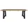BIZZOTTO Rolland Gartentisch 240 x 100 x 77 cm Anthrazit/Braun