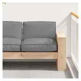 vidaXL Palettkissen 80 x 80 cm Grau