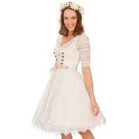 KRÜGER COLLECTION Dirndl Midi Dirndl 2tlg. - SAMIRA - ecru 34