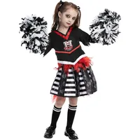 Spooktacular Creations Zombies Cheerleader Kostüm für Mädchen - Gruseliges, geistloses Cheerleader Kostüm für Halloween-XL
