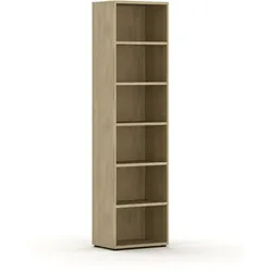 Bücherregal INTEGRO hoch, Eiche natur