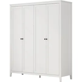 OTTO home Kleiderschrank Borkum 166 x 200 x 52 cm Weiß