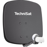 TechniSat DigiDish 45 schiefergrau + Twin LNB