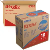 Kimberly Clark Professional WypAll Wischtücher, X60, Industrielle Reinigungstücher, Hydroknit-Technologie,