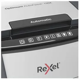 Rexel Optimum AutoFeed+ 130X Aktenvernichter mit Partikelschnitt