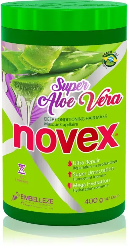 Novex Aloe Vera feuchtigkeitsspendende Maske für die Haare 400 g