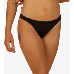 Bikini-Hose Aly schmale elastische Seitenteile schwarz rauchschwarz DE 36 / FR 38