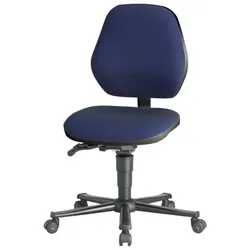 Drehstuhl Basic 2 mit Rollen, ESD, rot, Permanentkontakt/Neigung - rot