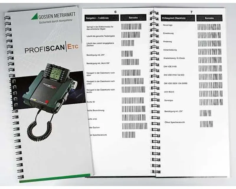 Gossen Metrawatt Barcode-Eingabehilfe PROFISCAN ETC D