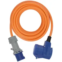 Brennenstuhl 1167650310 Strom Camping-CEE-Verlängerungskabel Blau, Schwarz, Grau, Orange 10 m, H07r