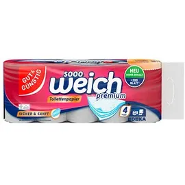 Gut&Günstig Toilettenpapier weich premium 4-lagig 10 Rollen