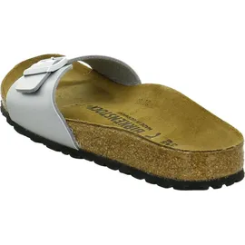 Birkenstock Madrid Birko-Flor schmal silber 42