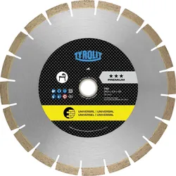 Tyrolit Tischsägeblatt Diamant TSU Premium, Bohrung 35mm, Segmenthöhe 10mm