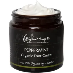 Highland Soap Organic Hand & Body Cream 120ml Peppermint Foot Cream - 0.12 l