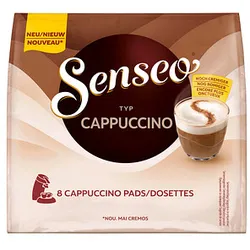 Senseo CAPPUCCINO Kaffeepads, 8 Pads