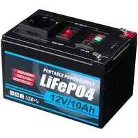 Revolt 230-V-Powerstation & Solarkonverter, LiFePO4, 111 Wh, 80 W, 2x USB-A
