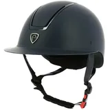 Reithelm Glint MAT EquiTheme Marineblau/Einsatzrand Marineblau glänzend 52-54cm