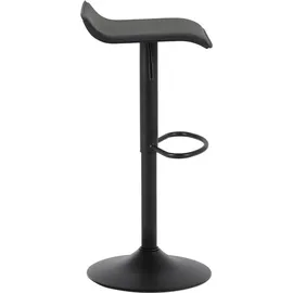 Woltu Barhocker 2er Set, Barstuhl Tresenhocker Bistrohocker Designer Hocker, höhenverstellbar drehbar, Kunstleder Stahl, Schwarz