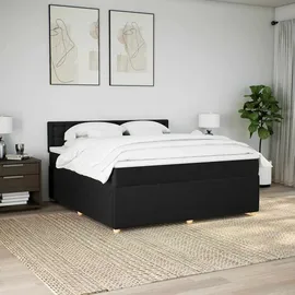 vidaXL Boxspringbett 180 x 200 cm Schwarz