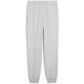 Puma Essentials Small No. 1 Logo Comfort High-Waist Fleece Jogginghose Damen 04 light gray heather XL
