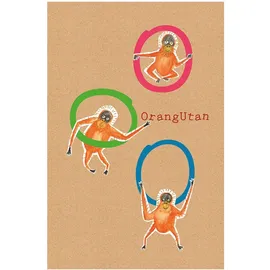 KOMAR Wandbild ABC Animal O 30 x 40 cm