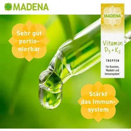 MADENA Vitamin D3 und K2 Tropfen 50 ml