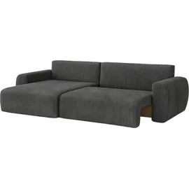 kaiser möbel Eckcouch Cord 3-Sitzer Grau