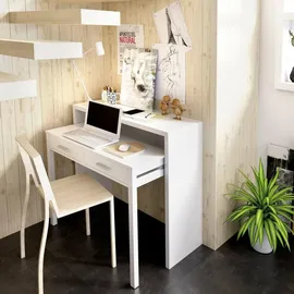 Dmora Eckschreibtisch Losetta Weiß