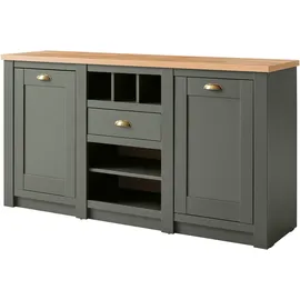 Home Affaire Sideboard Cambridge 145 x 83 x 41 cm Grün