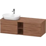 Duravit D-Neo Konsolenwaschtischunterbau wandhängend Nussbaum Matt 1400x550x459 mm - DE4950L04790000 DE4950L04790000