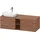 Duravit D-Neo Konsolenwaschtischunterbau wandhängend Nussbaum Matt 1400x550x459 mm - DE4950L04790000 DE4950L04790000