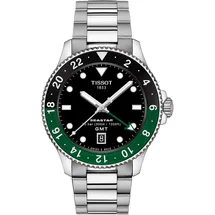 TISSOT T120.852.11.051.00 Unisex Taucheruhr Seastar 1000 GMT Schwarz/Grün