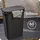 Novaliv Rattan Wäschekorb mit Deckel 60L Schwarz, Wäschebox Wäscheeimer Wäschebehälter modern für Bad Wäsche Schmutzwäsche, Wäschekörbe S... - Schwarz