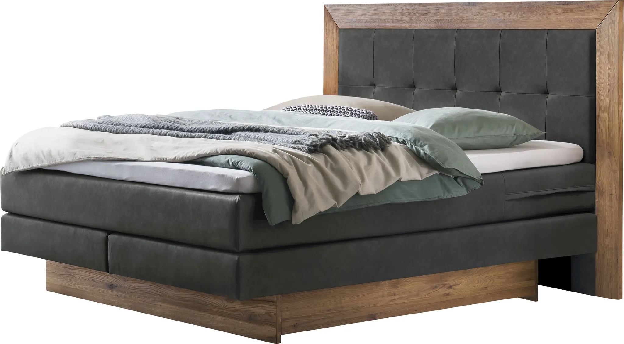 Boxspringbett Texas, Bettkästen, inklusive gedämpftem Selbsteinzug Test & Preisvergleich