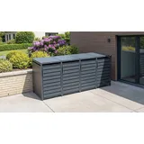 Weka Mülltonnenbox Gary 265 x 80 x 116 cm grau