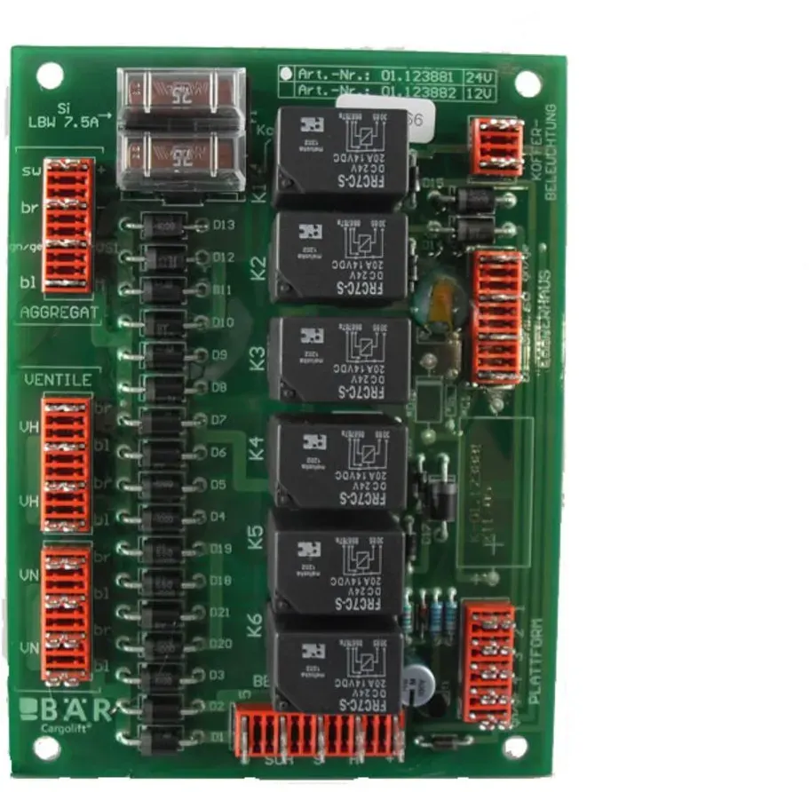 Circuit imprimé BAR CARGOLIFT 101123881