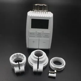 Hyrican Heizkörperthermostat »programmierbar« mit Tag/Woche/Wochenend-Planer, Frostschutz, Nachtabsenkung, weiß