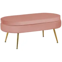 SalesFever Clam oval rose/gold