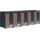 Westmann Mülltonnenbox Status 330 x 116 x 80 cm grau